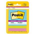 Post-it - Feuillets super collants, collection Éclat de lumière, 3 po x 3 po, 45 feuillets/bloc, 135 feuilles, paquet de 3-Les Feuillets super collants Post-it offrent deux fois plus d’adhérence