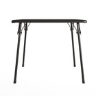 Flash Furniture Black Folding Card Table-Seats up to 4 Adults