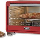 Salton NuRetro Digital Air Fryer Toaster Oven - Space Cherry-Wide temperature range (90°f - 450°f / 30°c - 230°c) - perfect for everything from low-temp baking to high-heat roasting.
