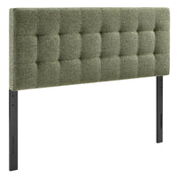 Modway Lily Upholstered King Size Headboard - Leaf-Chenille Fabric Upholstery