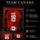 Frameworth Official FIFA World Cup 2026 Canada Alphonso Davies Framed Replica Jersey - 25.75" x 33.75"-8