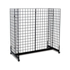Wamaco Gondola Base Kit with Four 2' x 5' Grid Panels - Black-All-in-One Kit - No need to search around confused by what gridwall parts work together because, once assembled, this kit provides a functional Gondola display unit.