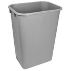 Staples 38.5 L Wastebasket - Grey-38.5 L capacity