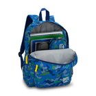 Roots Recycled Backpack  - 22.5L - Blue Camo-Dimensions: 11.75" x 4.75" x 16" / 30 x 12 x 40.5 cm