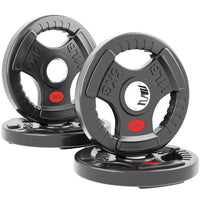 Soozier 4 x 11 lb Weight Plates Set - 2" Barbell Weights Set-Includes 4 x 11 lb weight plates 