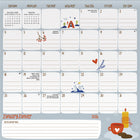 DateWorks 2026 16-Month Family Magnetic Wall Calendar - 12" x 12" - Bilingual-January 2026 - December 2026