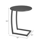 Zuo Noga End Table - Black-6