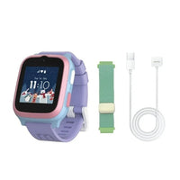 myFirst Fone S3+ Smart Watchphone for Kids - Cotton Candy-It comes with comprehensive communication features, including 4G network, Wi-Fi, voice & video calls, and voice & text messages, ensuring smooth and stable daily communication