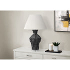 Monarch Specialties 28" H Contemporary Table Lamp - Black Resin / Ivory / Cream Shade-Enjoy versatile lighting options with the convenient 3-way switch that holds up to a 100W bulb (3-way bulb not included), allowing you to effortlessly adjust the brightness and create the perfect ambiance in any room