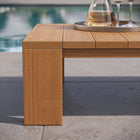 Modway Tahoe Outdoor Patio Acacia Wood Coffee Table - Natural-Water-resistant Construction