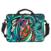Oscardo Spirit Fish by Don Chase Laptop Bag for 15.6" Laptops-Features authentic Indigenous art by First Nations, Inuit, and Métis artists from across Canada