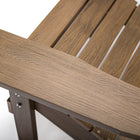 Backyard Lifestyles Adirondack Chair - Brown-Stain Resistant and Easy to Clean.