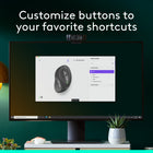 Logitech Signature Plus M750 Wireless Mouse - For Small to Medium Hands - Graphite -Customizable side buttons: Customize the side buttons on the computer mouse with Logitech Options+, available on Windows and macOS, to your favorite shortcuts -like back/forward or copy/paste