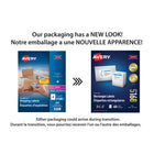 Avery White Rectangle Labels with TrueBlock, 3-1/2" x 5", for Laser/Inkjet Printer, 400 Pack (5168)-4 labels per sheet