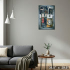 Route 66 Gas Stations - Framed Print - 38" x 29"-Ready to hang - arrives fully assembled