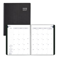 Blueline 14 Months Monthly Academic Planner - July to August - 11" H x 8 1/2" W - Assorted Colours - English-14 Months, July to August