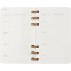 Moleskine 2026 Spiral 12-Month Soft Cover Solar Year Planner - 5" x 8.25" - Black-Perforated To-Do Lists