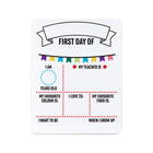 Quartet First Day of School Dual‑Sided Reusable Dry Erase Board - 11" x 14"-Reusable Dry Erase Design: Easily update and reuse year after year