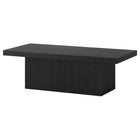 Hudson&Canal Torren 48"W Rectangular Coffee Table - Black Grain-Tabletop features a weight capacity of 75 lbs