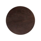 Modway Lippa 20" Round Wood Side Table - Gold Cherry Walnut-Assembly Required