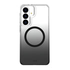 AXS Crystal Shield D3O Magsafe Compatible Case for Samsung Galaxy S26 + - Smoke Gradient-Anti-UV material offers a crystal clear design displaying the original design of your phone while providing protection against drops and scratches.   