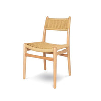 Plata Imports Rideu Armless Chair-Space-saving armless design