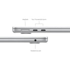 Apple MacBook Air 13.6" - M3 Chip - 512 GB SSD - 8 GB Unified Memory - Silver - English-Apps Fly With Apple Silicon - All your favourites, from Microsoft 365 to Adobe Creative Cloud, run lightning fast in macOS