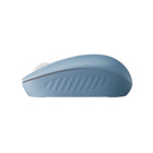 Logitech M196 Portable Wireless Bluetooth Mouse - Blue & Grey-Works on a Variety of Surfaces: With precise line-by-line scrolling and optical tracking, the M196 Wireless Bluetooth Mouse provides smooth and accurate cursor control on nearly any surface