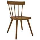 Modway Sutter Wood Dining Side Chair - Walnut-Modern Farmhouse Dining Chair