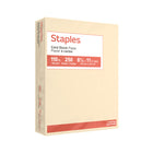 Staples Pastel Coloured Card Stock - 8-1/2" x 11" - 110 lb - Ivory - 250 Pack-110 Lb.