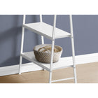 Monarch Specialties 7521 48" Computer Desk - White/White Metal-Great for small workspaces in need of storage options, this 3-tier writing desk has a space-saving, open-concept design and is finished on all sides for flexible placement anywhere in your home office