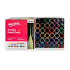 Mont Marte Signature Acrylic Paint Pens - Broad Tip - Assorted - 36 Pack-Suitable for canvas, paper, ceramic, glass, plastic, concrete and stone for indoor and outdoor decorating