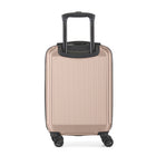 Bugatti Singapore Carry-on Hardside Luggage - Metallic Pink-Limited lifetime warranty on manufacturing