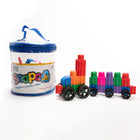 Snapo Jr. Building Blocks Advanced Builder's Kit - 80 Pieces-All Snapo blocks are BPA-free, non-magnetic, washable, and safety tested