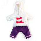 Miniland Doll Clothes - Fits 12-5/8" Dolls - Cold Weather White Fur Set-For dolls sized 12 5/8"