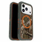 OtterBox Defender Pro XT Clear Compatible with MagSafe Case with Camera Control for iPhone 17 Pro - Realtree Apx Green-All-over texture delivers greater grip that helps prevents drops before they happen