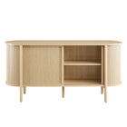 Modway Cadence 63" Curved Sideboard - Oak-9