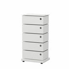 Simply Storage Unit 14.96"W x 10.43"D x 28.35"H - White-1 Year Limited manufacturer's warranty