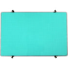 Viztex Tempered Glass Dry Erase Whiteboard - 24" x 36" - Light Teal-Dual Purpose Magnetic Tempered Glass Dry-Erase Board with durable writing surface will not stain or ghost under normal use. High-Power Magnet Required