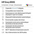 HP - Imprimante tout-en-un Envy 6555-Personnalisez vos expériences