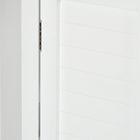 kleankin Bathroom Wall Cabinet for Living Room and Entryway - White-Assembly required