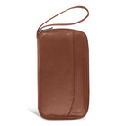 Champs Onyx Leather Multi Passport Case - Brown- Leather Multi Passport Case