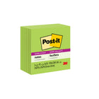 Post-it Super Sticky Notes - 3" x 3" - Limeade- 350 sheets - 5 Pack-Post-it Super Sticky Notes stick and re-stick so your thoughts get noticed.