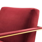 Modway Seg Performance Velvet Accent Chair - Gold Maroon-7