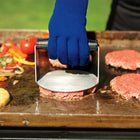 Razor Burger Smasher Press-Press burger for seared crispy edges to add flavor