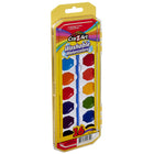 Cra-Z-Art Washable Watercolours with Brush - 16 Colours-Allows young artists to explore and create various masterpieces with an array of vibrant colours