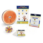 The Calm Caterpillar Calm Corner Kit for Teachers-Students will love the fun breathing ball and tree stump sitting cushion