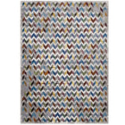 Modway Gemma Chevron Mosaic Area Rug - 4 ft W x 6 ft L - Multicolored-Chevron Mosaic Area Rug