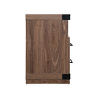 Manhattan Comfort Richmond 60" Traditional TV Stand - Brown-Home Assembly Required. All Hardware Included