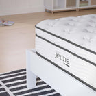 Modway Jenna 10" Innerspring and Foam Twin Mattress-Fire Resistant Polyester Barrier